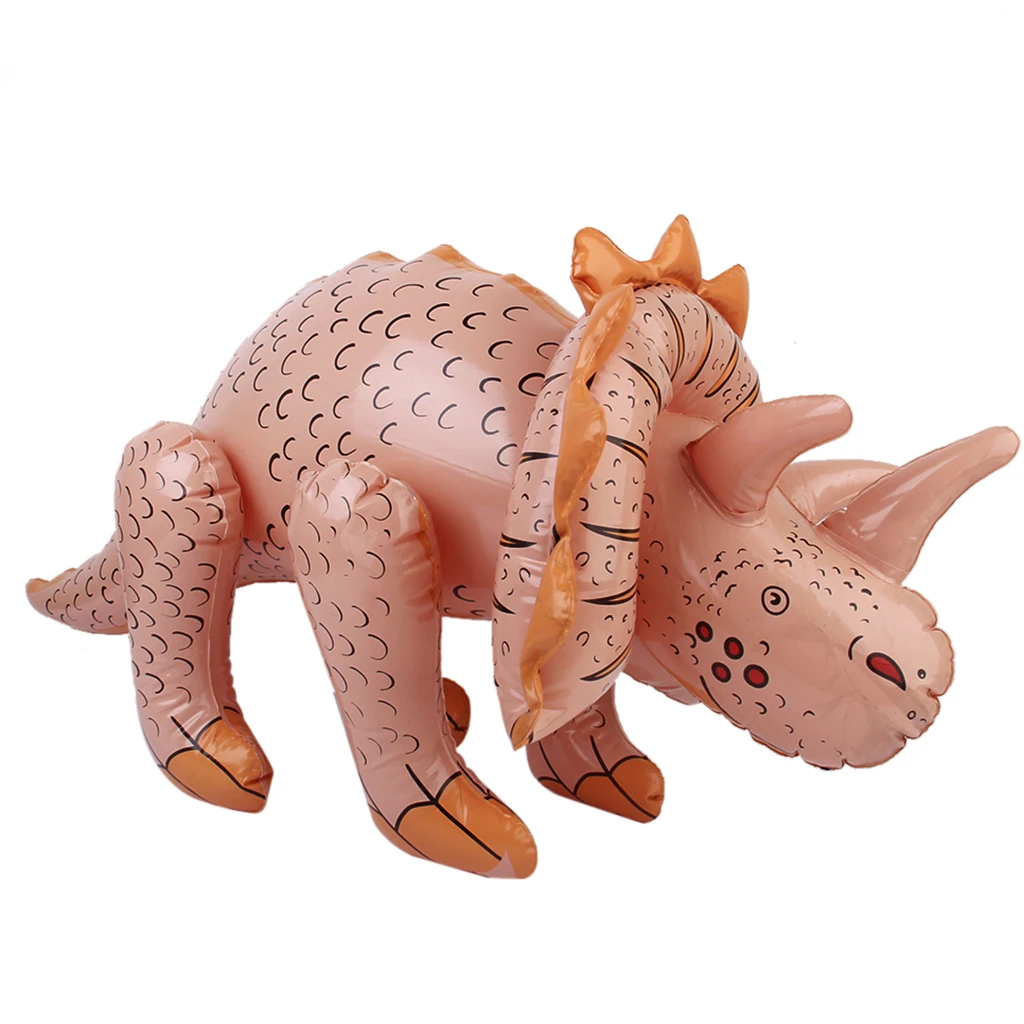 70CM Inflatable Triceratops Dinosaur Pool Beach Toy Kids Children Party Favors Decorations
