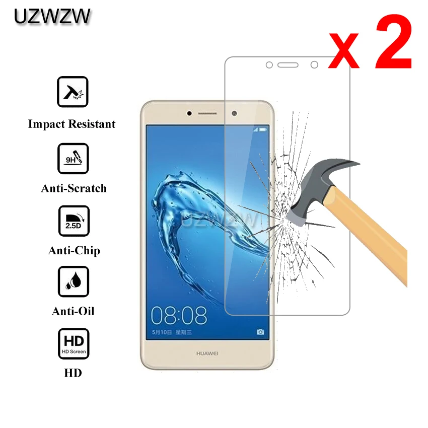 

2pcs For Huawei Y7 Prime / Y7 Premium 2.5D 0.26mm Tempered Glass Screen Protector For Huawei Y7 Protective Glass