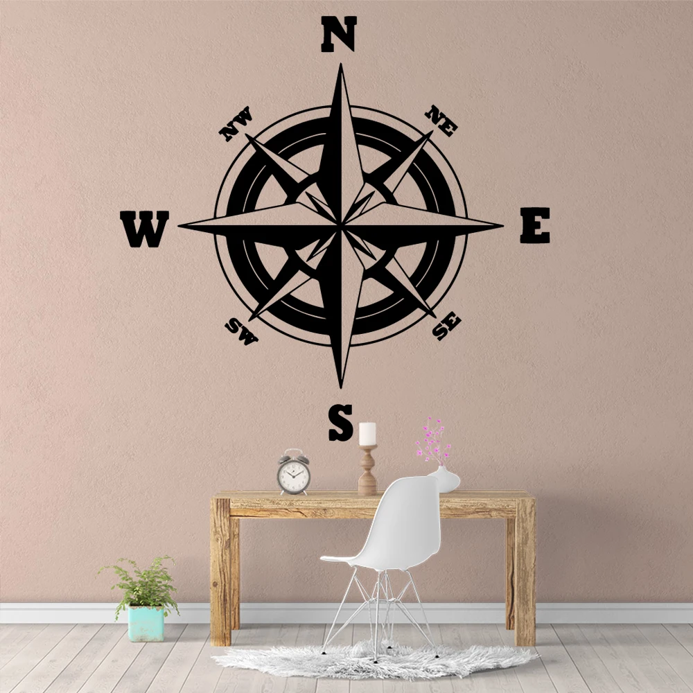 Diy Compass Wall Sticker Pvc Wall Art Stickers Modern Fashion Wallsticker For Baby's Rooms Decorative Vinyl Wall Stickers Diy Compass Wall Sticker Pvc Wall Art Stickers Modern Fashion Wallsticker For Baby's Rooms Decorative Vinyl Wall Stickers