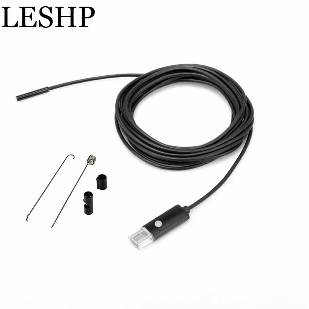 

Waterproof Endoscope Camera Android USB Endoscope 7mm Inspection Camera 2 in 1 USB Borescope Tube For Android PC Computer