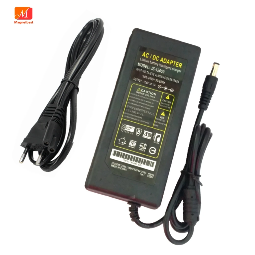 12.6V 3A Adapter Converter li ion Power Supply Power Adapter Charger for 18650 Lithium Battery