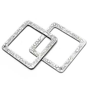 

DoreenBeads Stainless Steel Pendants Geometric Style Silver Color Jewelry DIY Findings Components 3.7cmx 3.7cm , 10 PCs