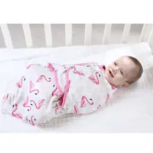 Одеяло для грудничков из Одеяло новорожденных спальный кокон с Обёрточная бумага хлопковые пеленки мешок детское одеяло конверт со спальным мешком постельные принадлежности дышащая легкая обувь
