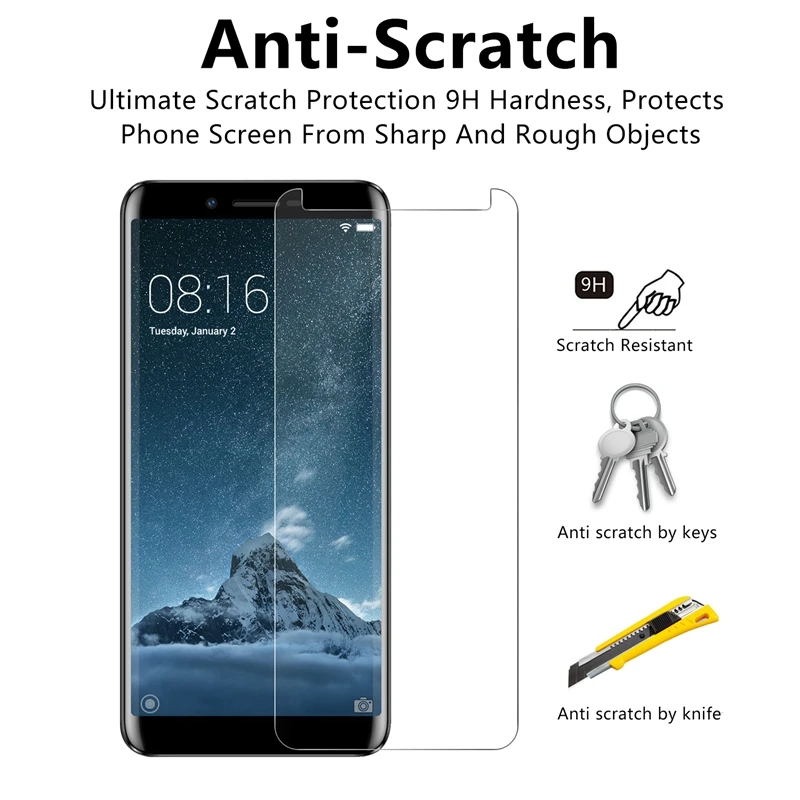 Закаленное стекло премиум класса 2.5D 0 26 мм 9H Для Doogee X60L защитная пленка из