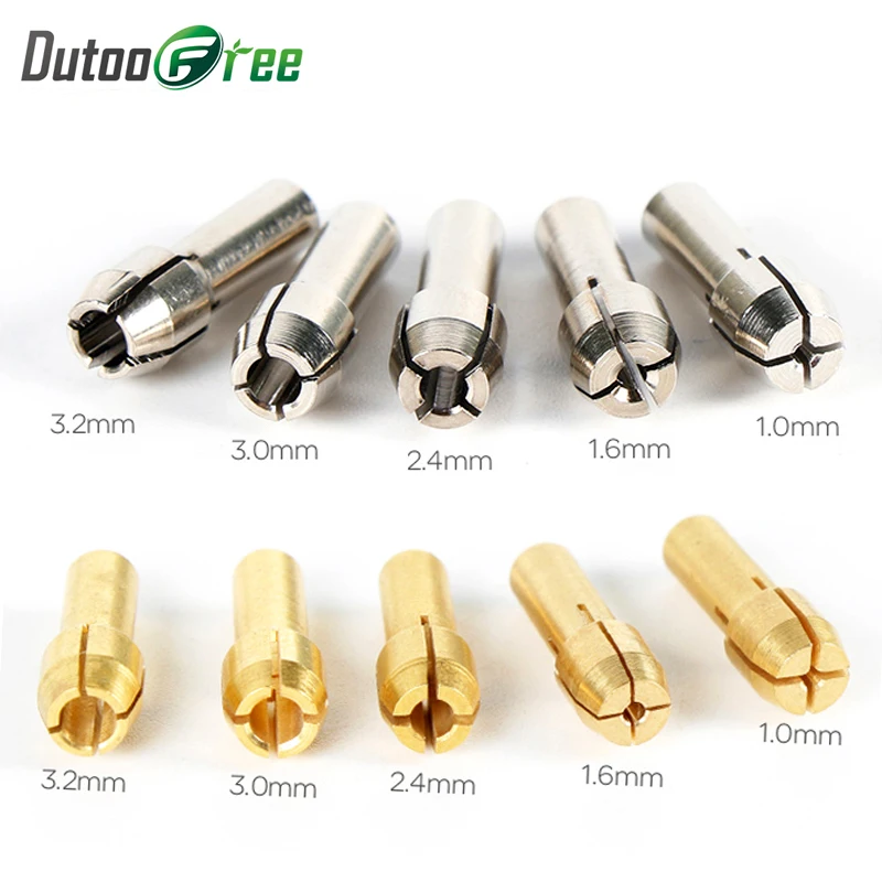

Power Tools Mini Drill Brass Collet Chuck for Dremel Rotary Tool Diy Drill