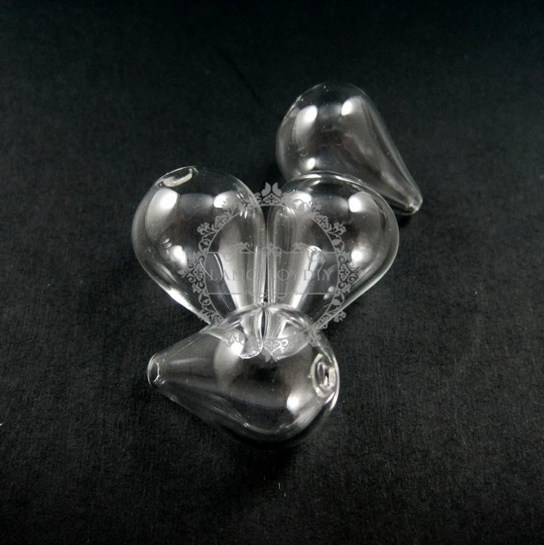 

17x25mm water drop glass beads bottles with 2mm open mouth transparent DIY glass pendant charm findings supplies 3070051