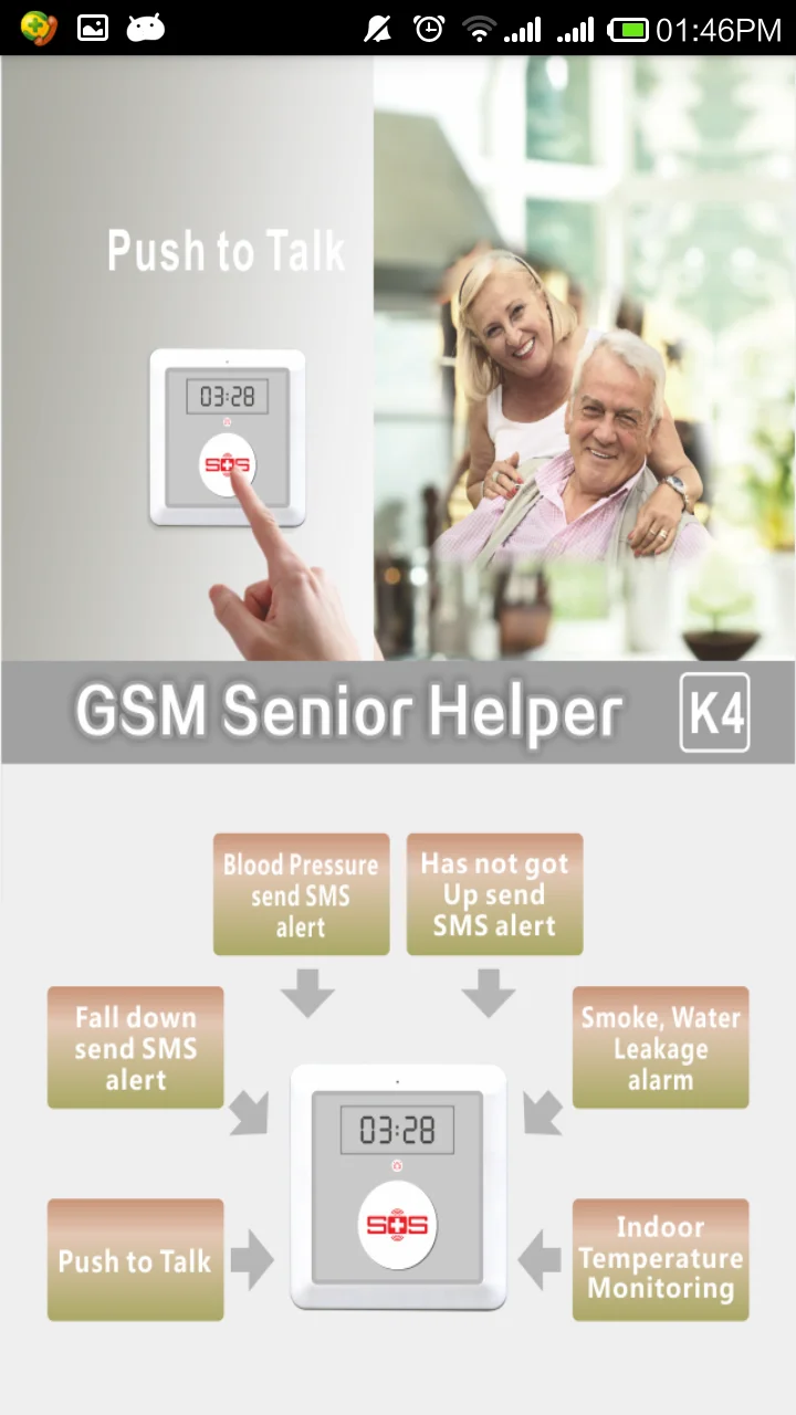 Yobangбезопасная беспроводная домашняя охранная gsm-сигнализация SMS Senior Telecare SOS беспроводной PIR дверной детектор дыма для ухода за пожилыми