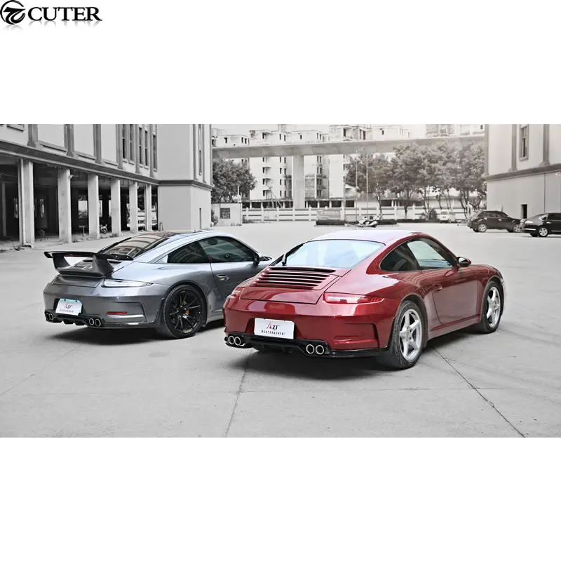 911 997 сменный на 991 GT3 стильный комплект кузова для автомобиля передний бампер губ