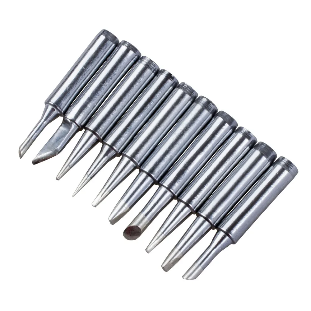 Soldering Iron Soldering Iron Tips Solder Iron Kit 5/10pcs 60W 900M Lead-free Solder Iron Tip Electric Soldering Irons for Rework Soldering Station Tool