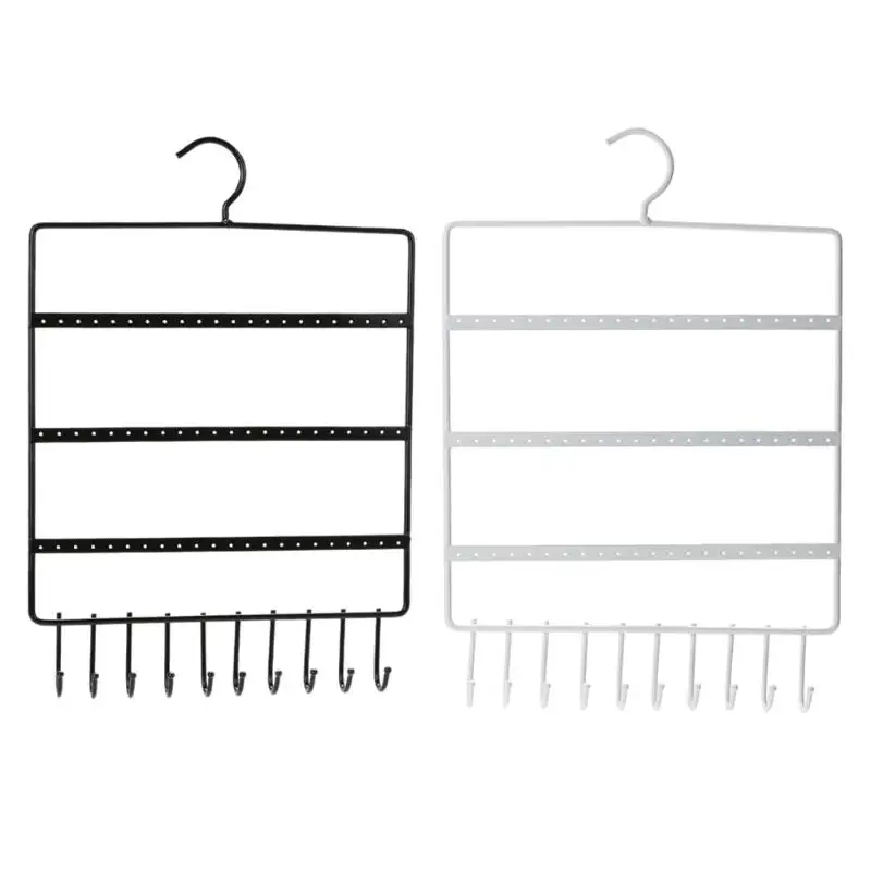 

Wall Earring Organizer Hanging Holder Necklace Display Stand Rack Holder stainless steel Jewelry tools