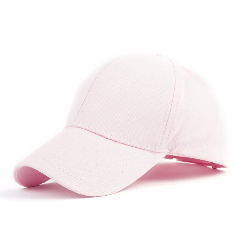Lanmaocat, бейсболка «конский хвост», Женская Бейсболка с принтом «конский хвост» по индивидуальному заказу, женские летние шапки, дизайнерская Кепка - Цвет: pink