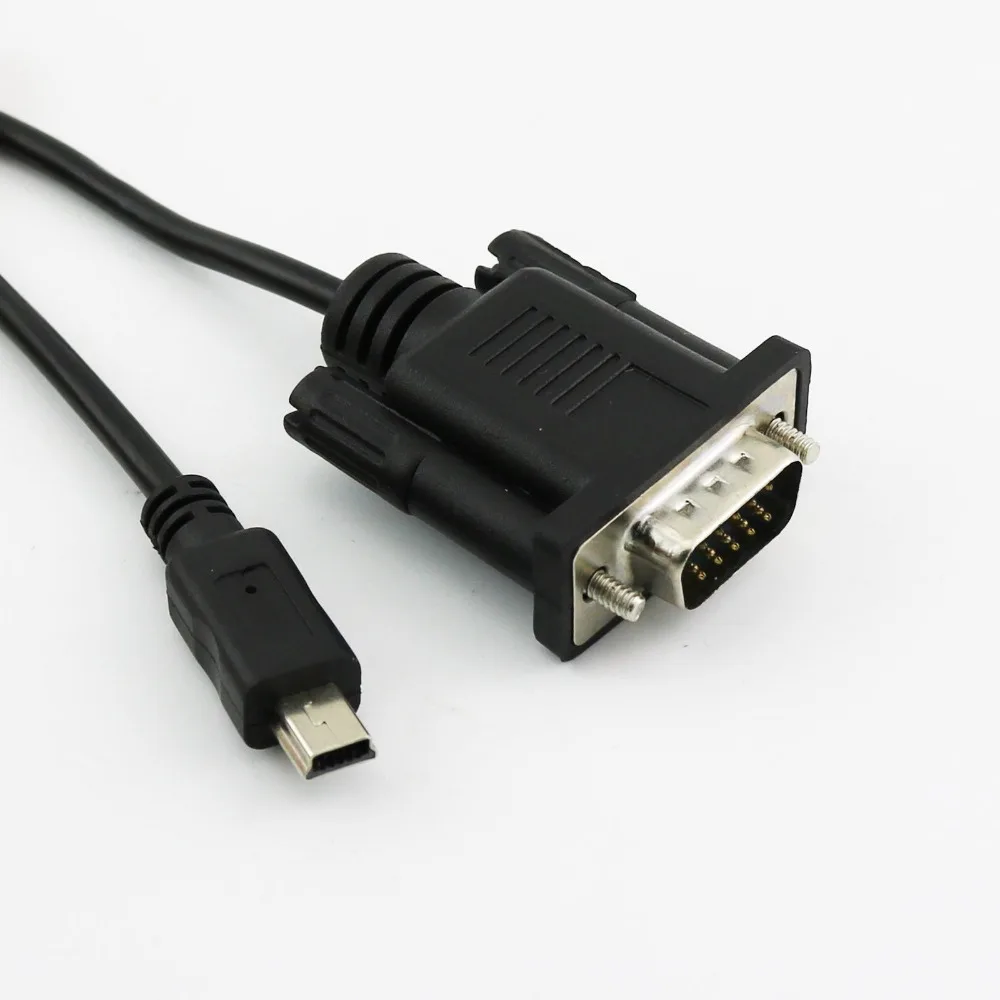 10x 1.5m/5ft For Mobile DVD EVD USB Mini 5pin Male to VGA 15pin Male Plug Male to Male Connector Cable Cord