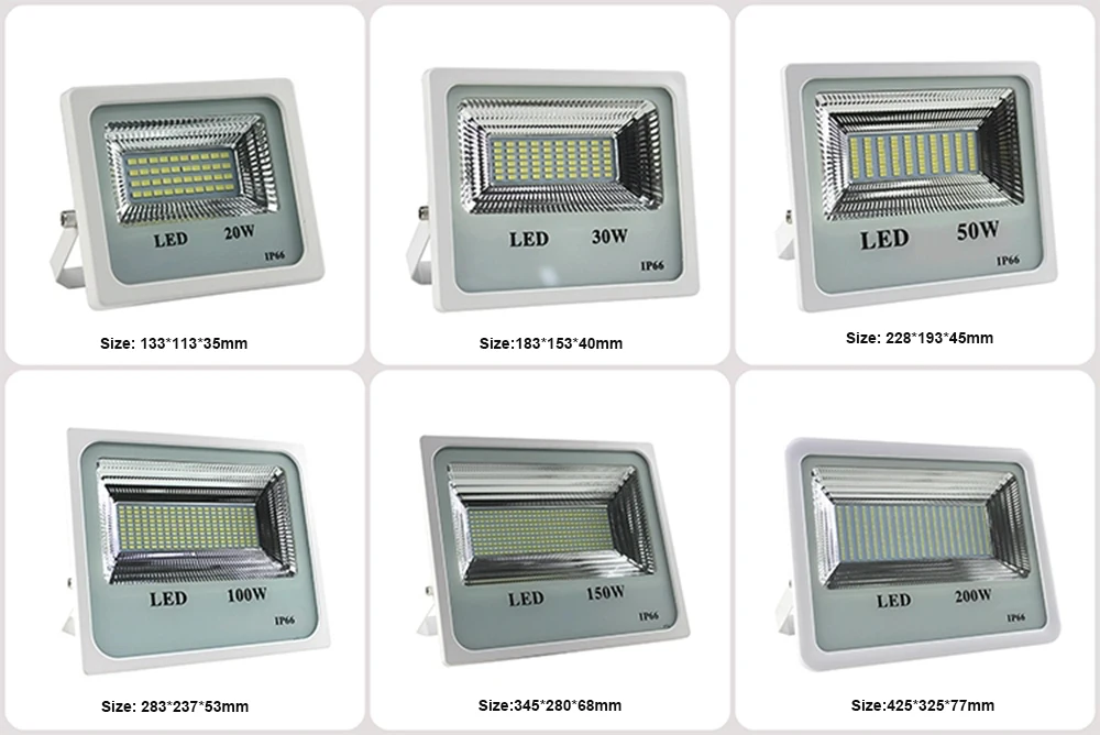 Светодиодный наружные прожекторы Водонепроницаемый IP66(3000-6500 K войны/холодный белый) 200 Вт прожекторы для сада, двора, склад, квадрат, афиша