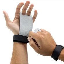 1 пара из коровьей кожи захват для занятий Кроссфитом защита для ладоней Размер s/m/l подтянуть перчатка для спортзала гимнастические гантели