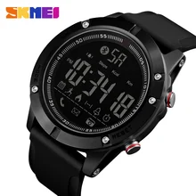 SKMEI спортивные Смарт-часы с Bluetooth для мужчин шагомер калорий Удаленная камера Модный светодиодный цифровой военный наручные часы Relogio