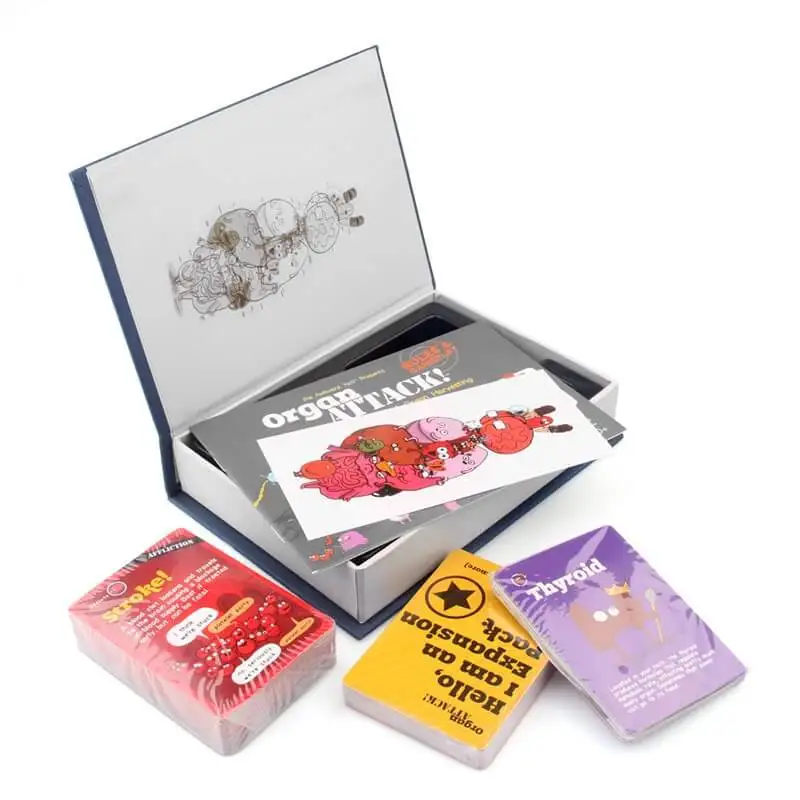 

Party Cards Board Game Organ Attack for Family Adult Children Table Cards for Collection Birthday Present Valentine Gift
