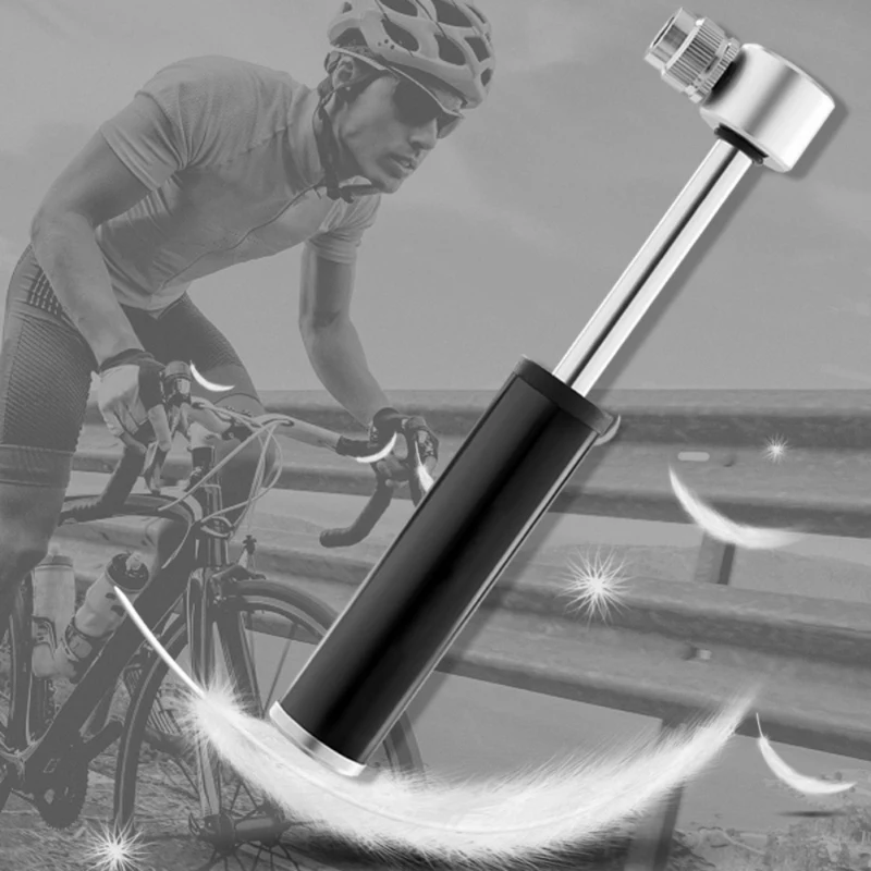 Ручной портативный насос для велосипеда насос для велосипедных шин сплав 120PSI давление ручной насос MTB Горный нейлоновый ремень