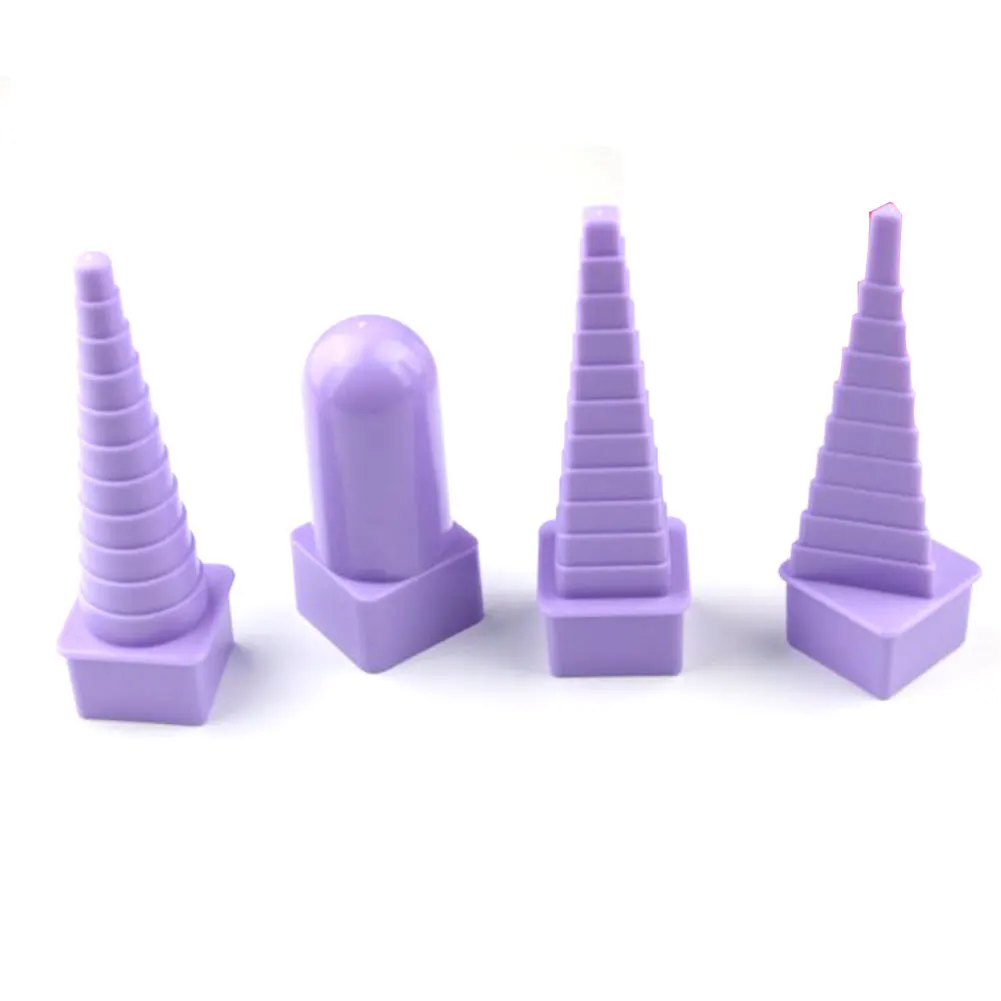 Creation Card 4PCS/Set DIY Tools Bobbin Tower Handmade Art Craft Decorative Simple Painting Accessories Plastic Paper Quilling | Дом и сад