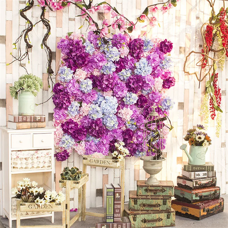 Искусственные цветы гортензии для фотосъемки 25 осенних цветов ailk свадебные искусственные цветы DIY украшения дома отеля фон 15 шт