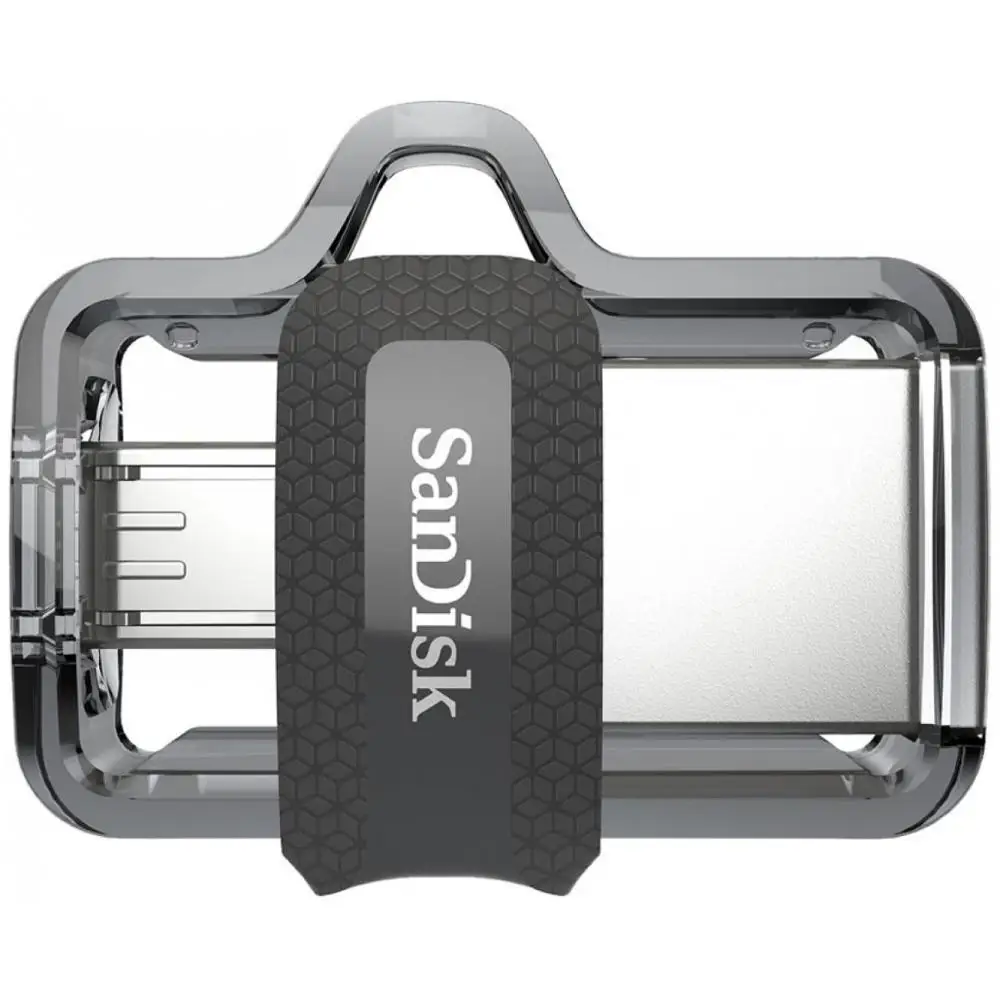 Продукт sandisk OTG USB флеш-накопитель Usb 3,0 мини-флеш-накопитель 128 ГБ микро Usb флешка 16 ГБ 32 ГБ 64 ГБ Флешка для устройства android - Цвет: Серый