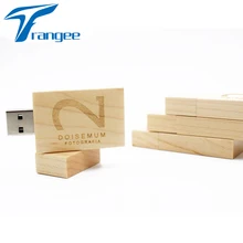 10 шт./партия деревянные usb флеш-накопители 4 ГБ 8 ГБ 16 ГБ 32 ГБ 64 Гб карта памяти подарки с заказной гравировка логотипа для рекламы