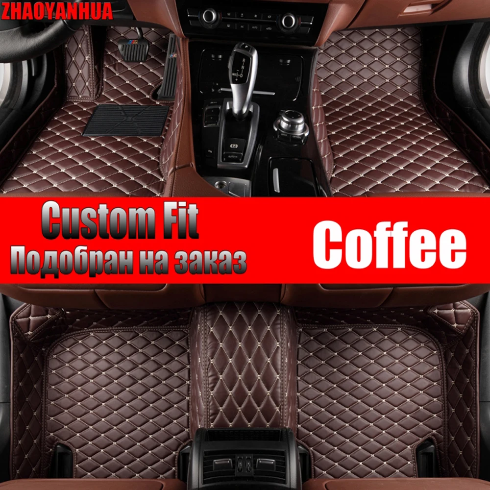 

ZHAOYANHUA car floor mats specially for Audi Q3 5D high quality foot case car styling carpet rugs heavy duty liners (2011-now)