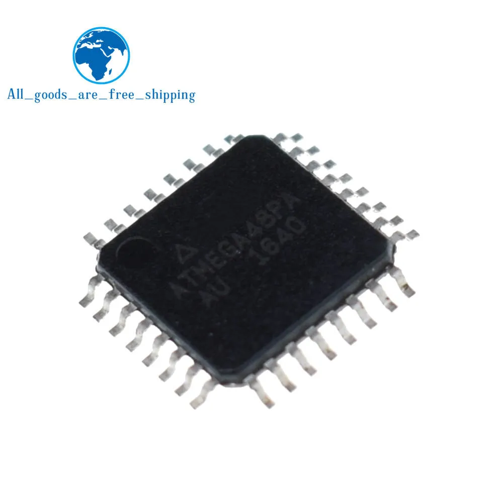 

ATMEGA48 TQFP32 MCU 8-Bit ATmega AVR RISC 4KB Flash 2.5V/3.3V/5V 32-Pin TQFP ATMEGA48PA-AU