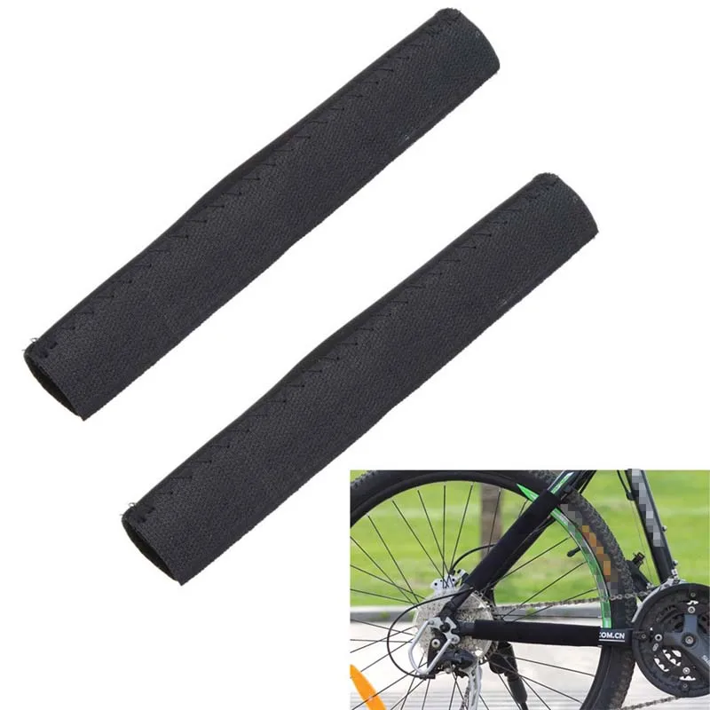 

1 Pair Mountain Bike Chain Protector Cycling Frame Chain Stay Posted Protector MTB Bicycle Chain Care Guard Pad Cover Black