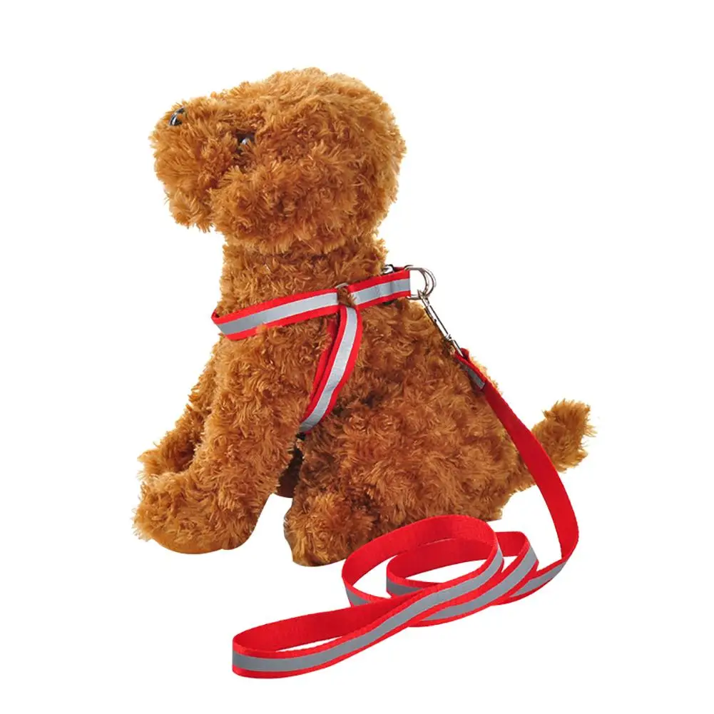 

120cm Pet Cat Dog Adjustable Reflective Walking Harness Chest Strap with Lead Leash Large Medium Small Dog Pets Supplies New