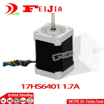 

Best selling nema17 stepper motor 60mm / 2-phase hybrid stepper motor (1.7A, 0.73NM, 60mm, 4-wire) stepper motor 17HS6401 CNC