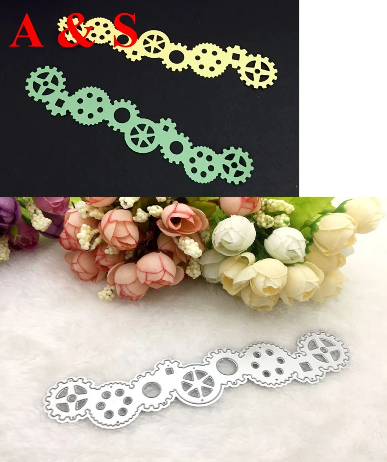  N317 METAL CUTTING DIES Wheel Gear Scrapbook card invitation paper craft party decor embossing sten - 32829503875