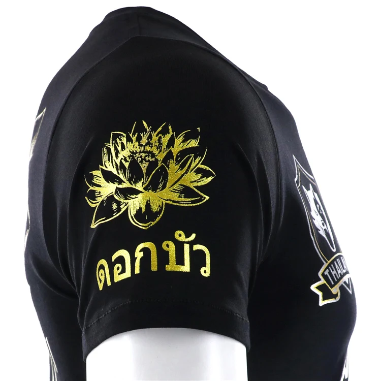 VSZAP тайский Лотос MMA борьба sanshou футболка вещания wulinfeng Таиланд Бой Фитнес тигр