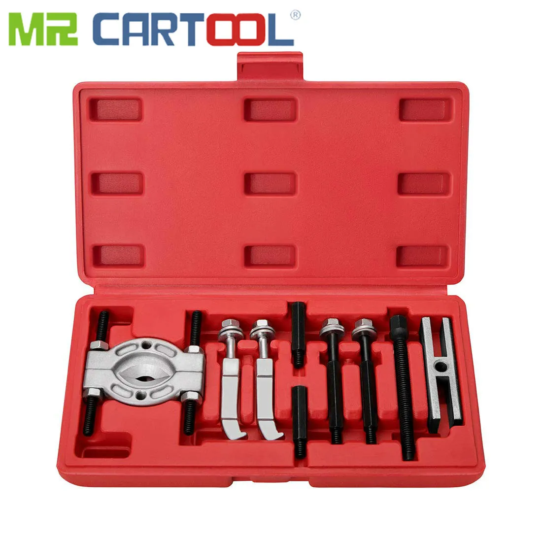 Mr Cartool 9 шт. мини подшипник съёмник сепаратора Набор 30 50 мм Выдвижной челюсти