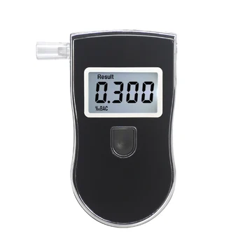 

greenwon Police Digital Alcohol Breath Analyzer Breathalyzer Tester Test car-detector alcoholmeter with mouthpieces