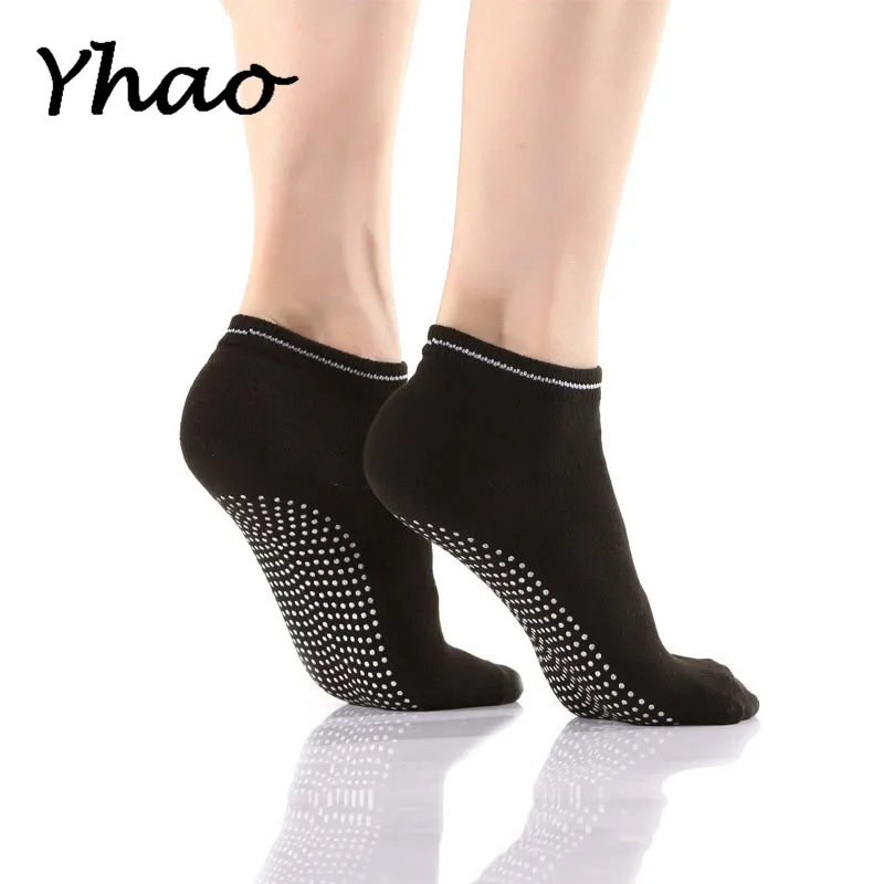 Yhao Women's High Quality Yoga Socks Non-slip Ventilation Perspiration Pilates Socks Size 35-39 Free Shipping