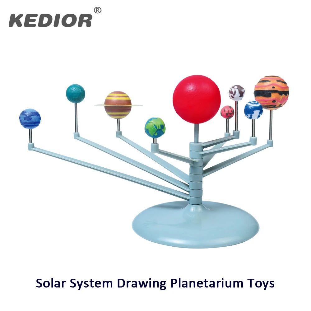 DIY The Solar System Planets Planetarium Model Building Kit Astronomy Science Painting Educational Toys For Children