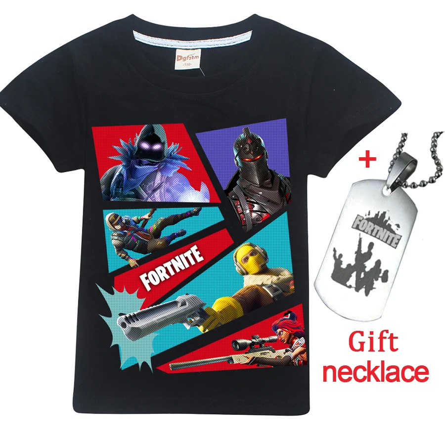 Fornite игровой рубашки детская футболка fnaf/Детские большой одежда для мальчика с
