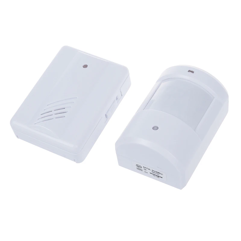 

Wireless Infrared Monitor Alarm Entry Doorbell Chime--White