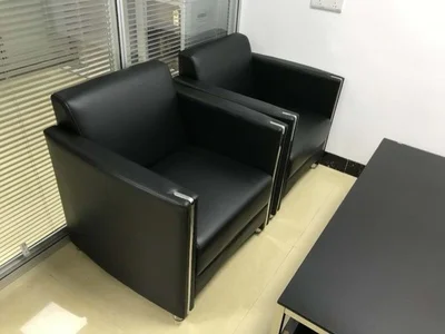 Us 189 0 Louis Fashion Office Sofa Simple Business Cloth Reception Room Tea Table Combination Three People Leather Single Person Small In Conference