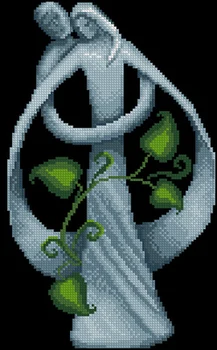 

Needlework 14CT Cross Stitch, DIY Count Cross Stitch, Embroidery Set, Sculpture character 4