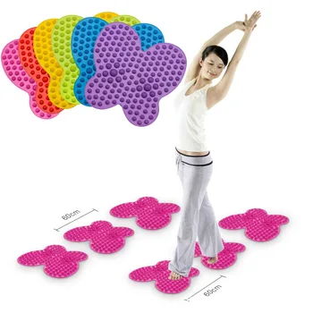 

Foot Massage Pad Toe Pressure Blood Circulation Plate Mat For Massager Durable Reflexology Reflective Massage Pad Butterfly