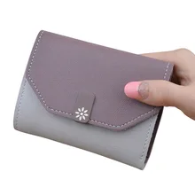 Лидер продаж, женский короткий кошелек для монет из искусственной кожи, кошелек для наличных, органайзер, мини-кошелек, милые кошельки для девочек, BVN66