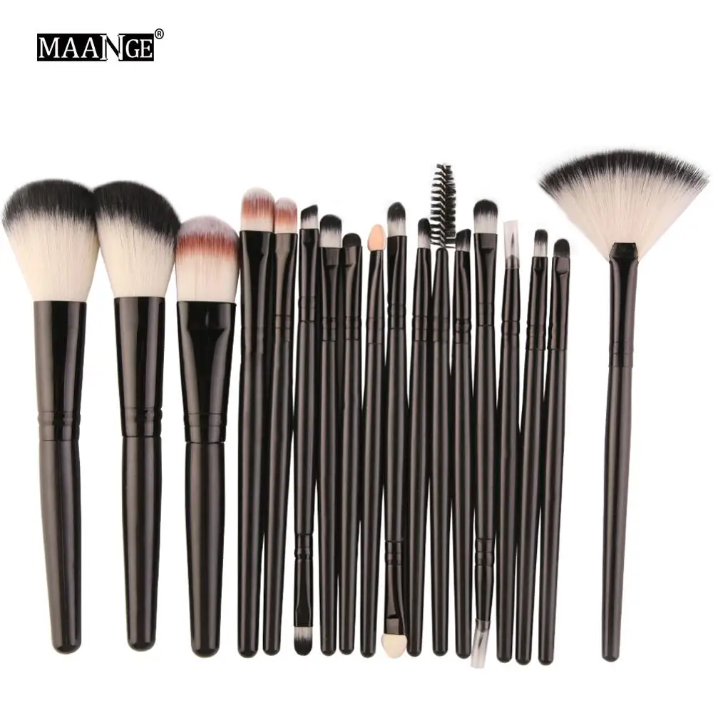 

18Pcs Profession Makeup Brushes Set Lip Eyeshadow Eyeliner Brush Face Foundation Concealer Make up Brush Cosmetics Beauty Tools