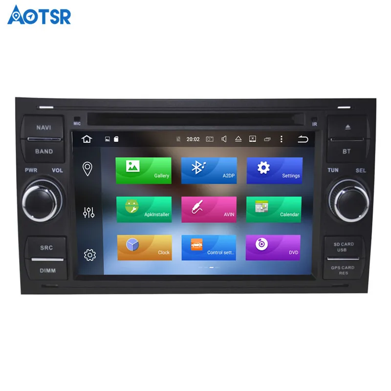 Discount Aotsr Android 8.1 GPS navigation Car DVD Player For Ford Focus 2005-2007 multimedia 2 din radio recorder 4GB+32GB 2GB+16GB 2