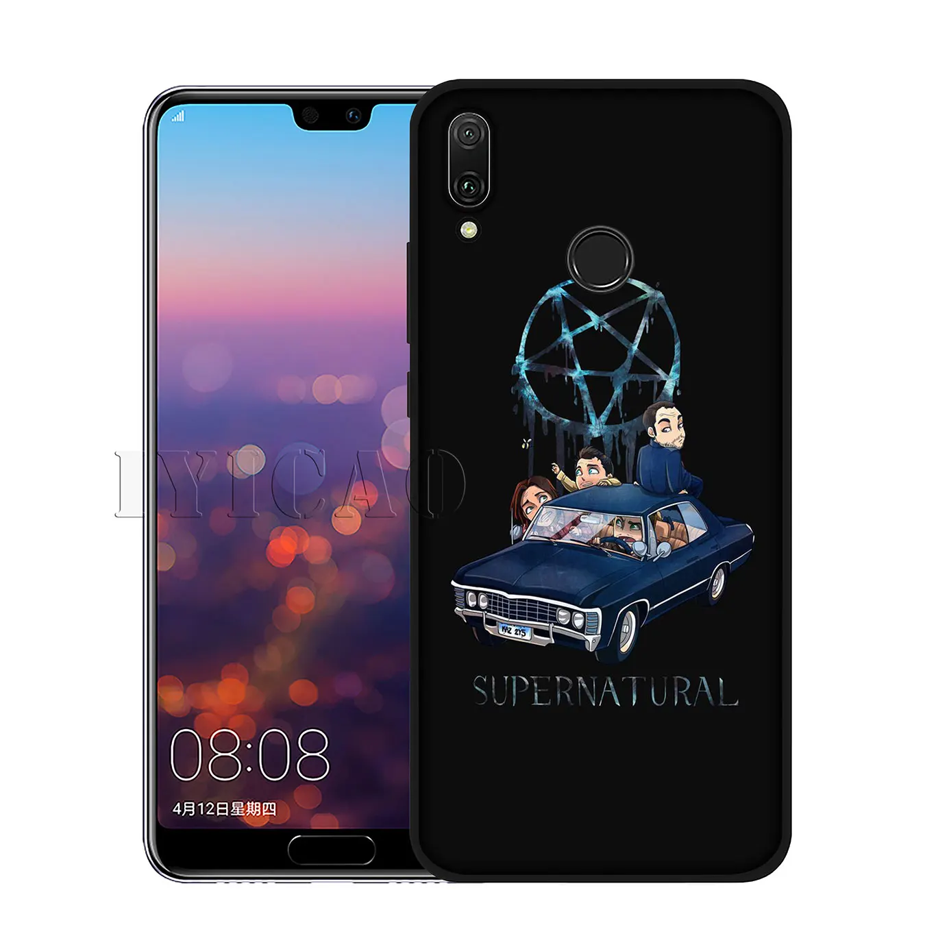 Мягкий чехол IYICAO для huawei P20 Pro P10 P8 P9 P30 Lite Mini P Smart - Цвет: 1