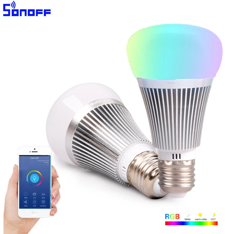 Aliexpress.com : Buy Sonoff B1 Led Dimmer Wifi Smart Light Bulbs Remote