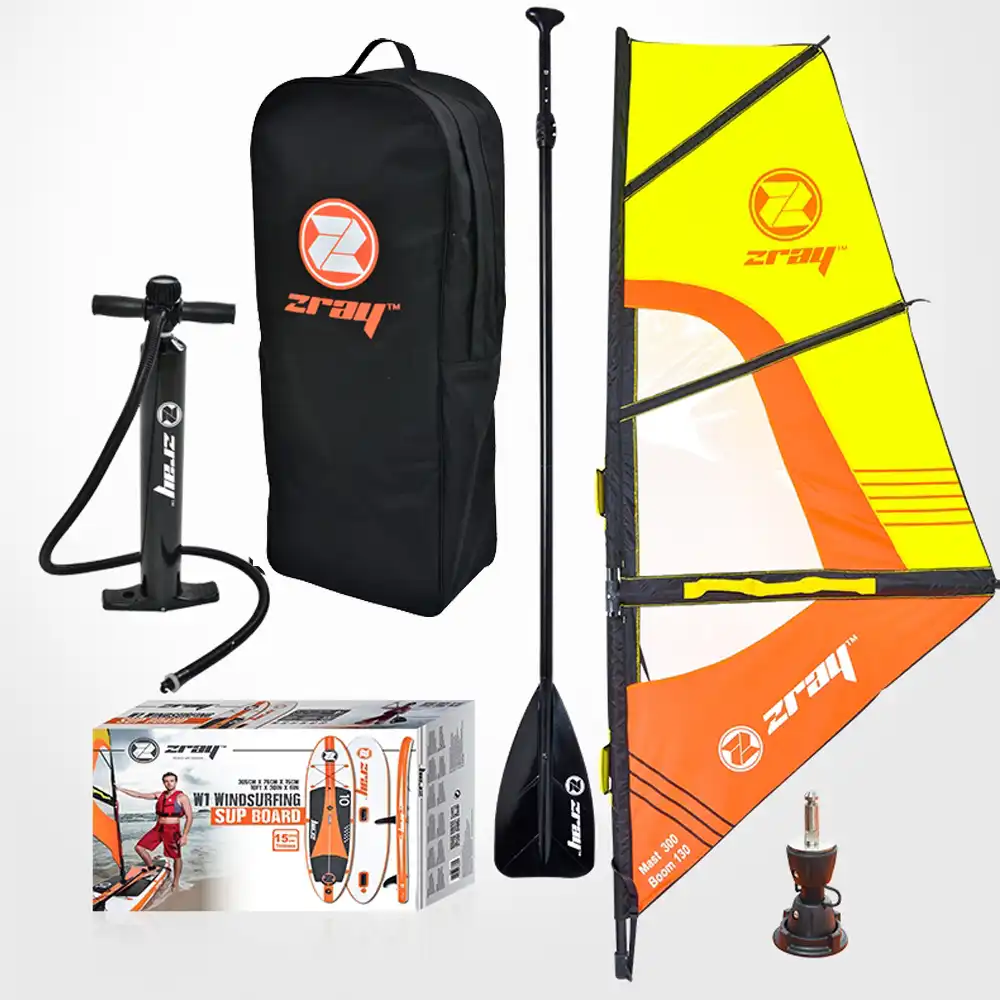 New design Zray W1 W2 inflatable windsurf sup stand up paddle board