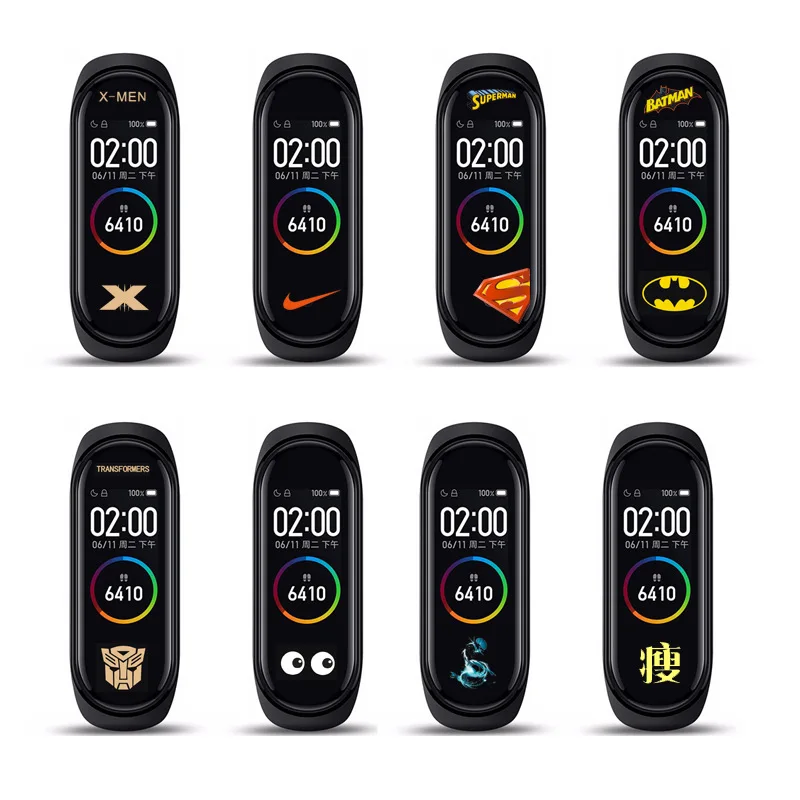 3 шт Защитная цветная пленка для экрана Xiaomi Mi Band 4 Смарт Браслет нано