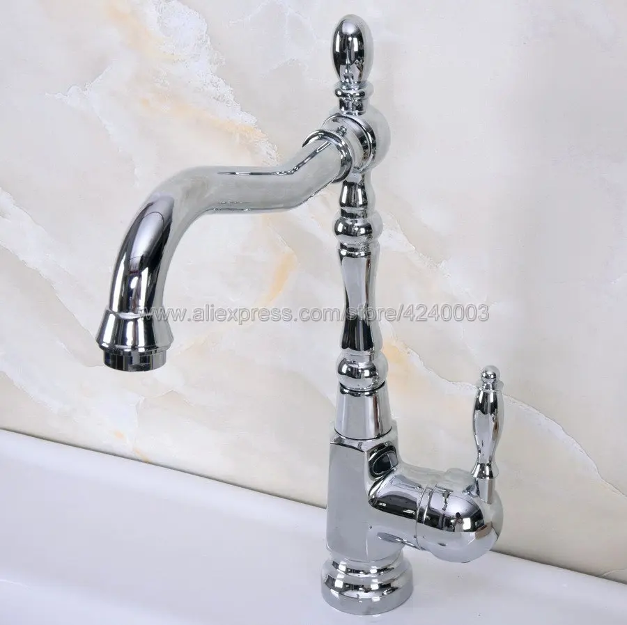 مصقول الكروم قطب صنبور الحمام بالوعة صنبور ثقب واحد الغرور حوض خلاط صنبور Knf923