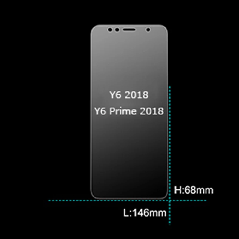 Закаленное стекло для huawei Y5 Y6 Y7 Y9 Prime защита экрана Защитное стекло для huawei Y5 Y6 Y7 Pro стекло - Цвет: Y6 2018